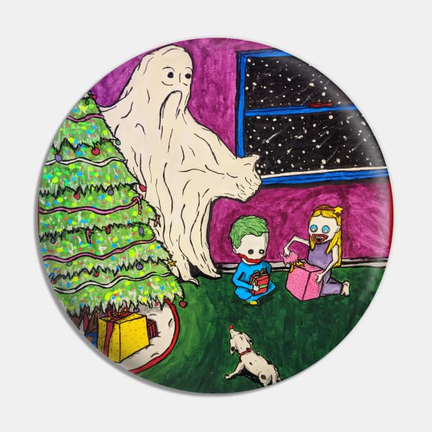 Christmas Ghost Pin by lowen morrison