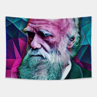 Charles Darwin Portrait | Charles Darwin Artwork 8 Tapestry