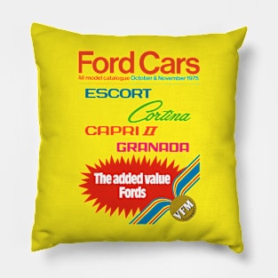 1975 FORD CARS CATALOGUE Pillow