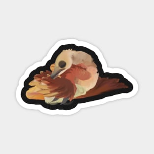 Baby sleeping Velociraptor Magnet