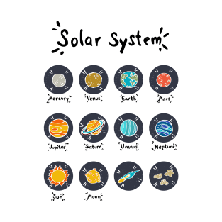 Solar System Planets T-Shirt