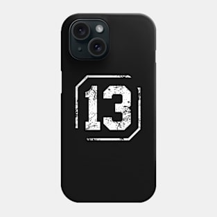 Sport 13 Jersey Team T Baseball Hockey Basketball Soccer Football Phone Case