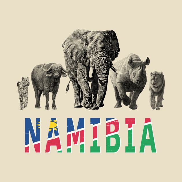 Namibia Wildlife Big Five for Namibia Safari Fans by scotch