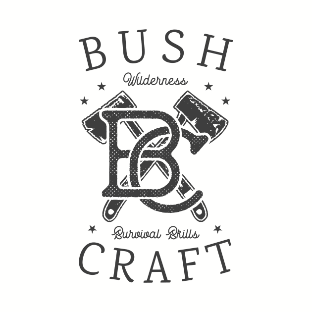 Bush Craft Outdoor tshirt by Mediocre Adventurer