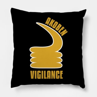 Akoben | Adinkra Symbol | African | African American | Black Lives Pillow