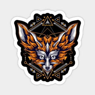 red fox awesome gift Magnet