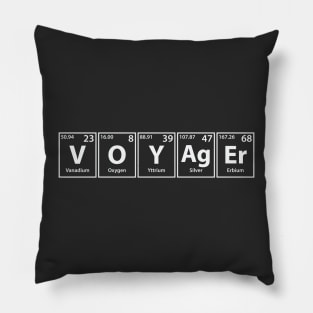 Voyager (V-O-Y-Ag-Er) Periodic Elements Spelling Pillow