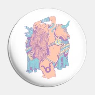 Retro Blend Taurus Beauty Pin