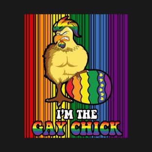 Gay Chick LGBTQ Rainbow Flag Gay Pride Month LGBTQ T-Shirt