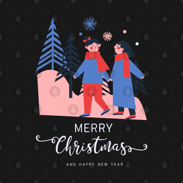 Christmas papper cut by simple art