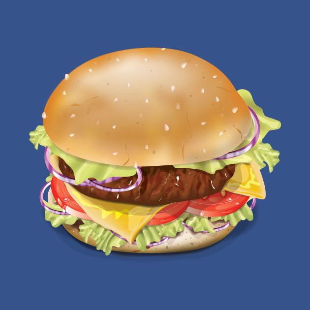 Disover Hamburger - Hamburger - T-Shirt