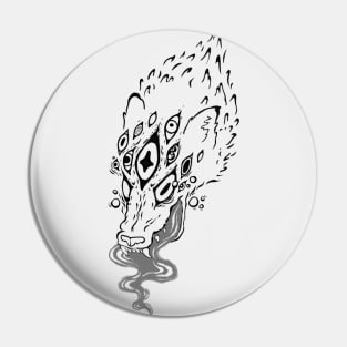 Wolf of a thousand eyes Pin
