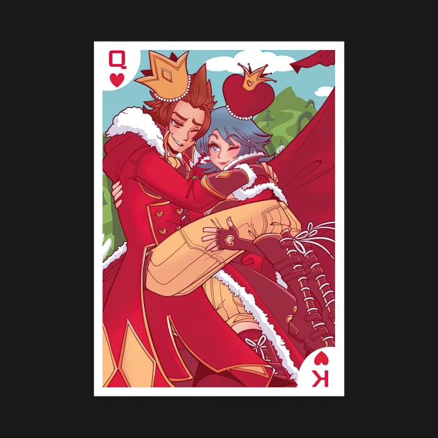 King and Queen of Hearts by IainDodes