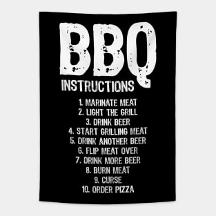 Barbecue instructions Tapestry