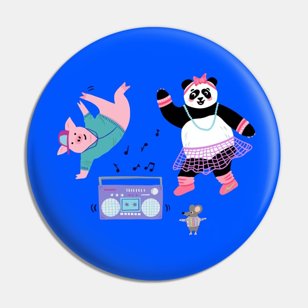 80s Dance Party Pin by Das Brooklyn