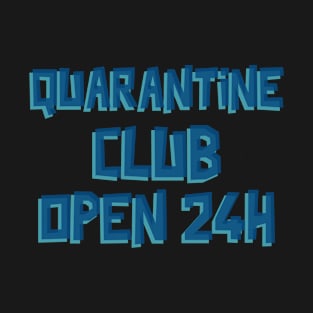 Funny Corona Virus Quarantine Club Design T-Shirt