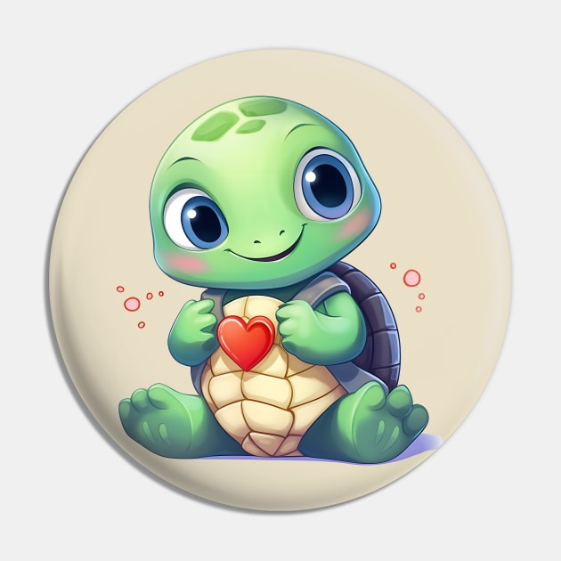 Cute Turtle valentines theme saying "I'm sorry" (No Text) Pin by UmagineArts