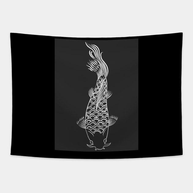 Koi oi Tapestry by from_the_dark_of_the_moon_