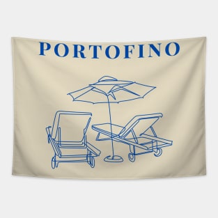 Portofino Beach Vibes Italy Tapestry