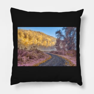 Misty McDade Trail - Gold Lavender Fantasy Pillow