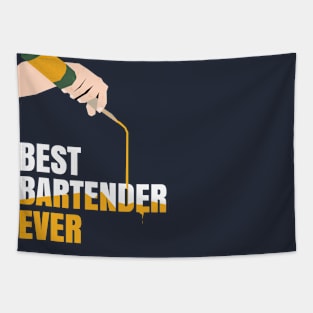 BEST BARTENDER EVER TEE Tapestry