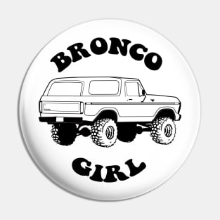 1978/79 Bronco Girl Pin