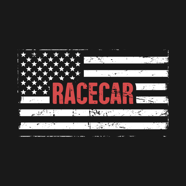 American Flag | Racecar Car Racing by MeatMan