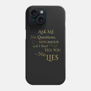 Blood and Honey- No Lies Phone Case