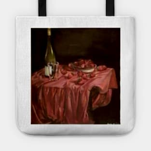 Wine and Strawberries Tote