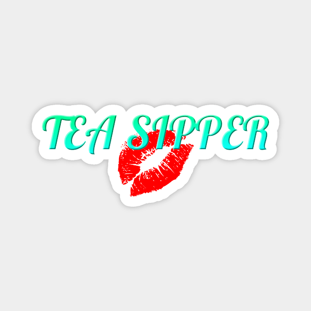 Tea Sipper Magnet by Kadeda RPG