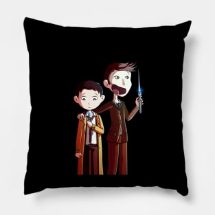 Castiel and The Doctor Pillow