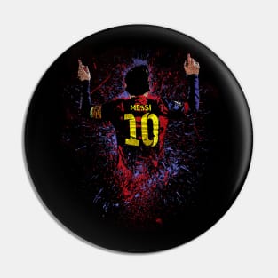 A Messi Splatter Pin