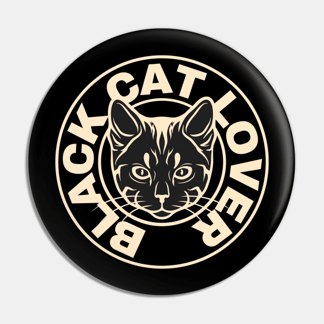 Black cat Lover Pin by AeySa