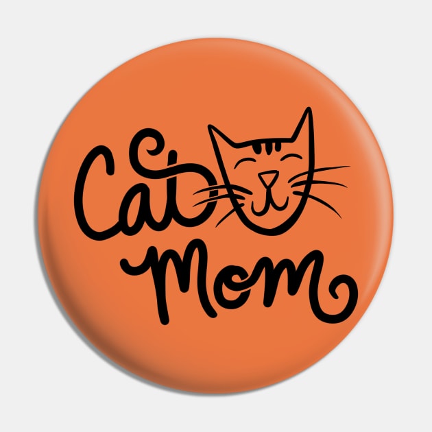 Cat Mom Pin by bubbsnugg