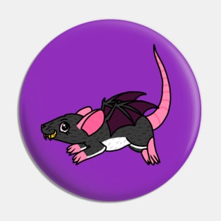 Vampire Rat Pin