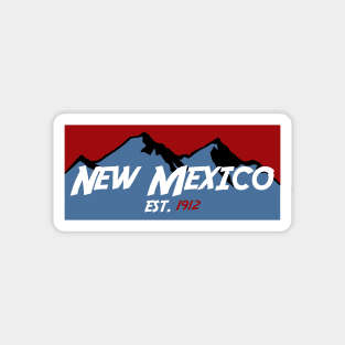 New Mexico Mountains Magnet