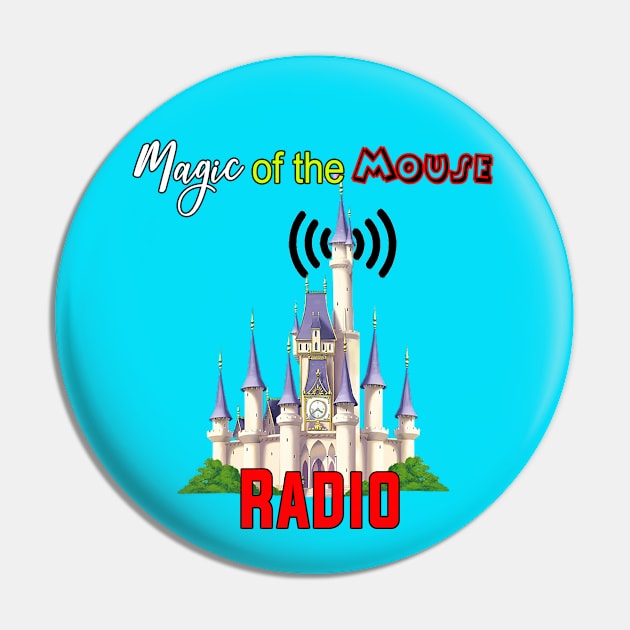 Magic of the Mouse Radio Castle Logo Pin by William A Guerro Sr (Magic of the Mouse)