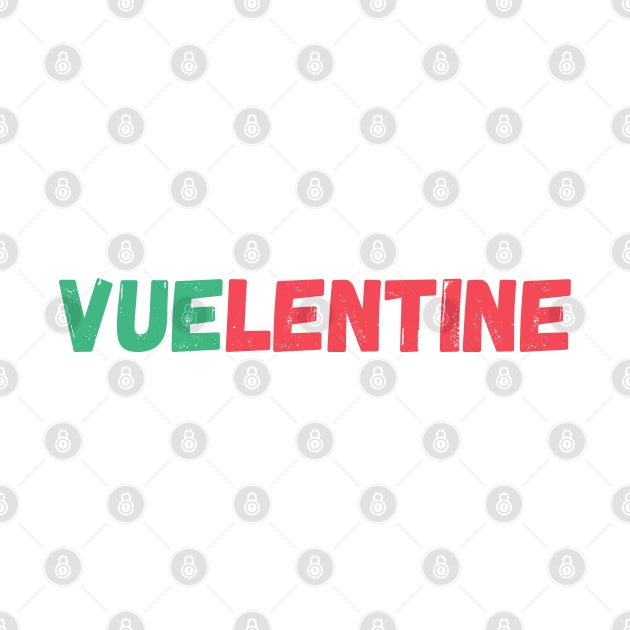 Valentine's day pun for vuejs enthusiast web developers by jingereuuu