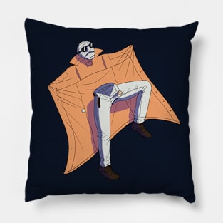 Classic Horror Movie Invisible Man Flasher Cartoon Pillow