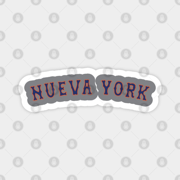 Los Met de Nueva York Magnet by bintburydesigns