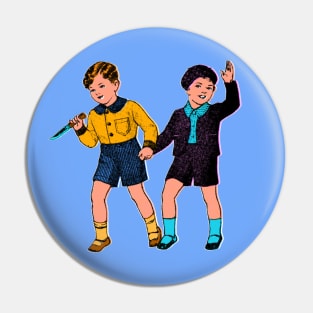 Creepy Children Pin