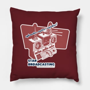 Star Broadcasting Numbers Station Pillow