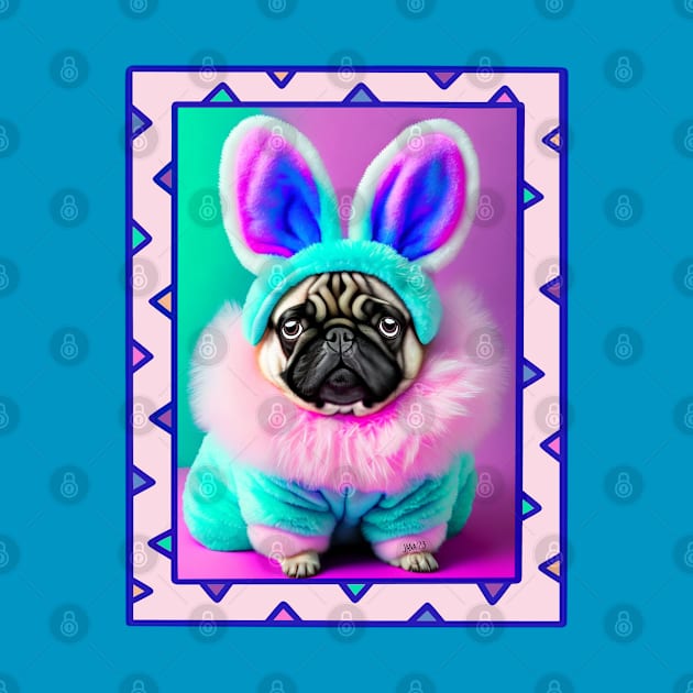 Easter Puggy! by FivePugs