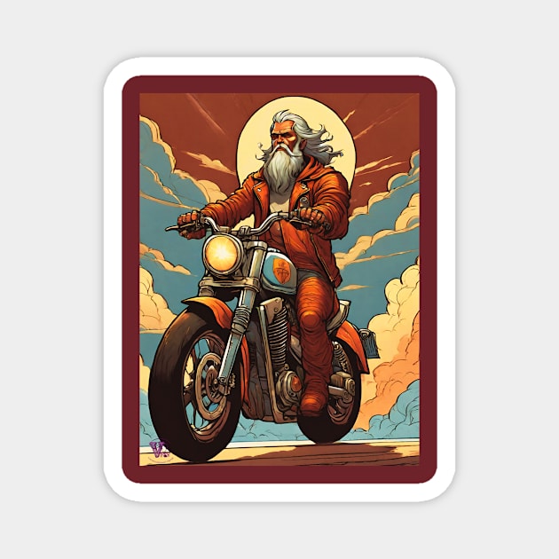 God on the road Magnet by Viper Unconvetional Concept