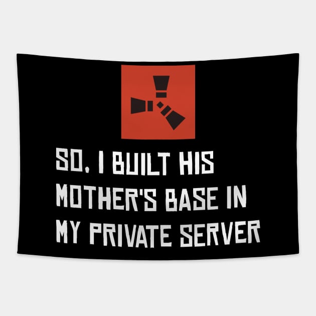 RUST - Base Built Private Server Tapestry by The NPC Man