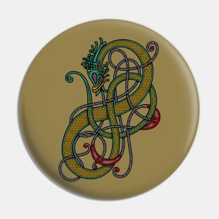 Celtic-Norse Dragon Pin