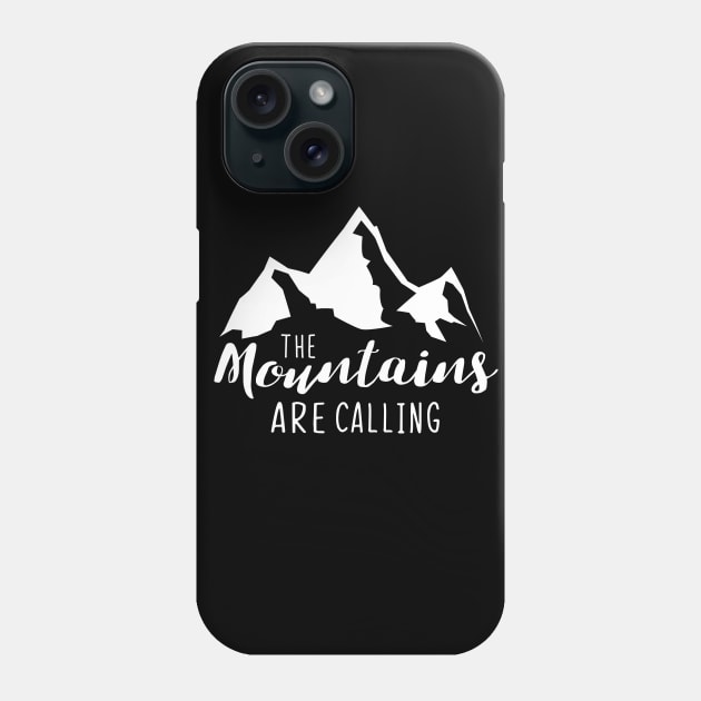 The mountains are calling Phone Case by colorbyte