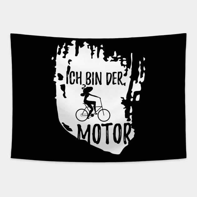 E-Bike Bike MTB Mountain Bike Tapestry by Johnny_Sk3tch