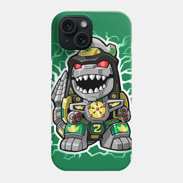 Lil Dragonzord Phone Case by fallerion