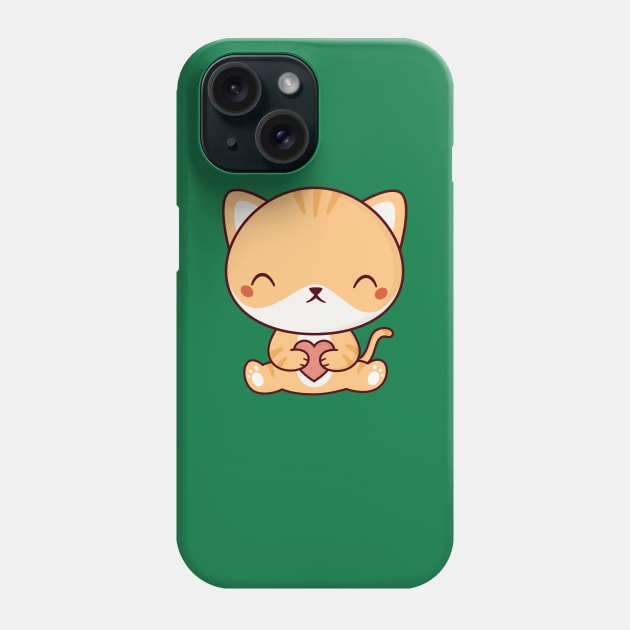 Kawaii Cute Kitten Cat Phone Case by happinessinatee